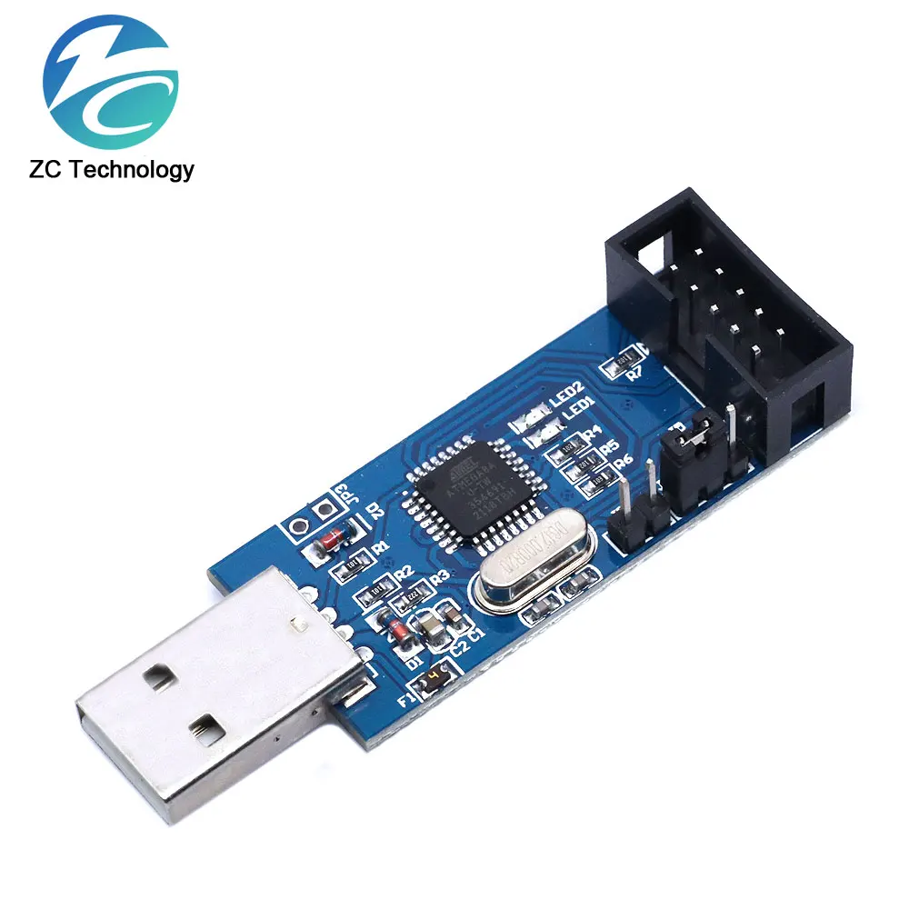 Programador oficial USBASP USBISP AVR, ISP, USB, ASP, ATMEGA8, ATMEGA128, compatible con Win7 64 - imagen 3