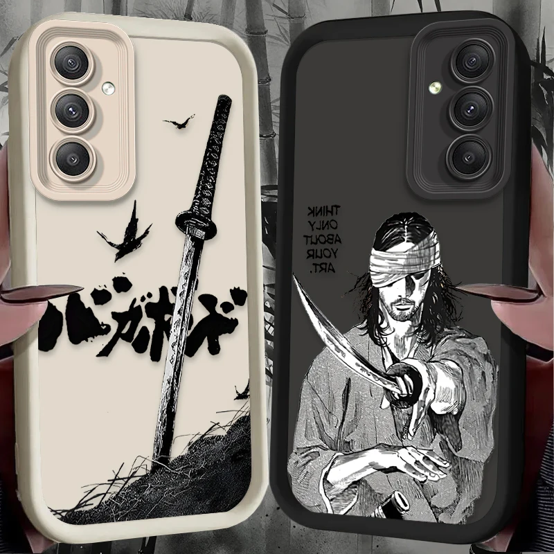 Funda japonesa Vagabond Samurai para Samsung Galaxy A54 A05 A05S A34 A24 A14 A53 A33 A23 A13 A52 A52S A22 A32 A12 A71 A51 A31 A50 - imagen 2