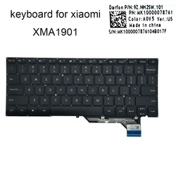 Teclado QWERTY Inglés Xiaomi Mi XMA1904 Serie AG 13-14 Horizon Edition