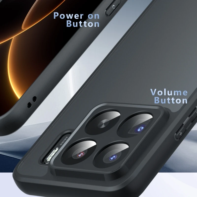 Para funda Xiaomi 15S Pro funda Xiaomi Mi 15S Pro Capas nuevo parachoques trasero a prueba de golpes mate esmerilado translúcido Fundas Xiaomi 15S Pro - imagen 5