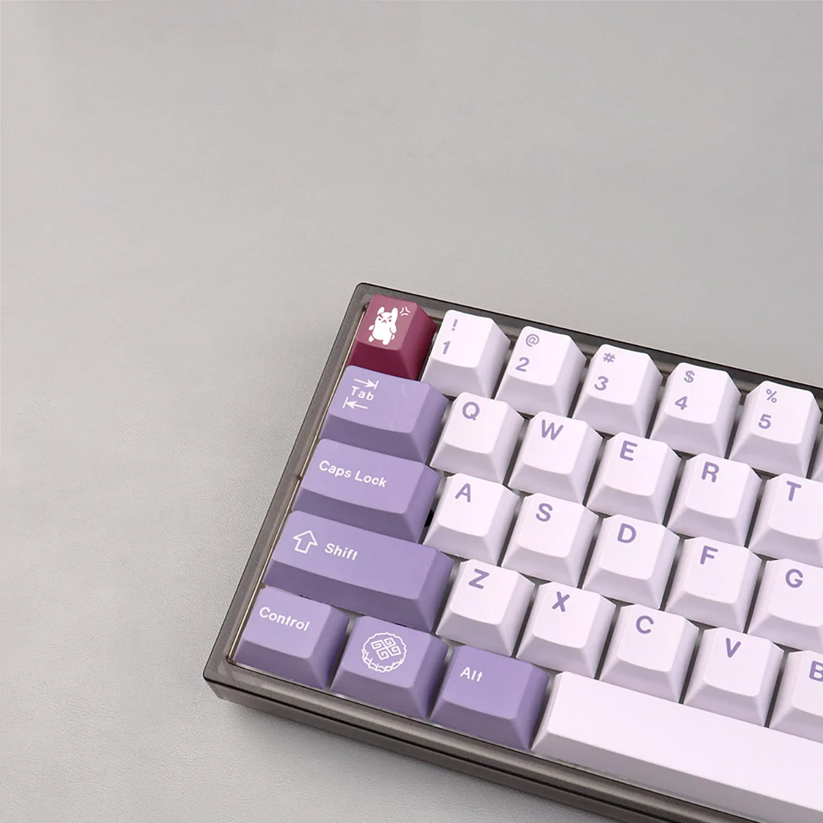 GMK Tuzi-juego grande de teclas con perfil de cereza, teclas PBT, DYE-SUB en inglés, personalizadas, con personalidad, para teclado mecánico 61/64/68/75 - imagen 5