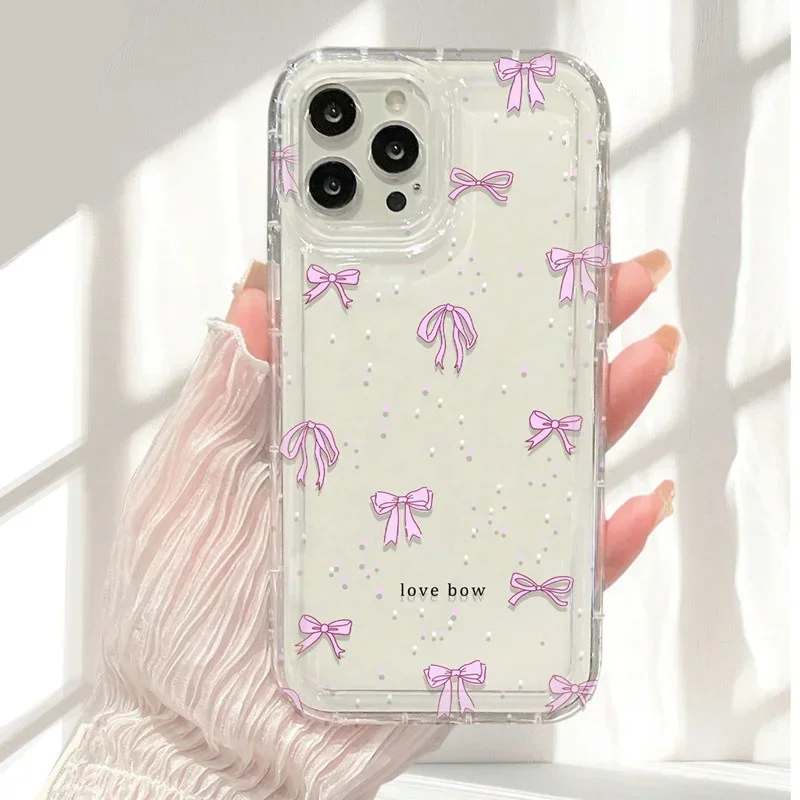 Funda transparente con estampado de lazo colorido para Samsung A03S A05S A13 A14 A21S A22 A23 A24 A31 A32 A35 A51 A52 A53 A72 5G Airbag a prueba de golpes - imagen 3