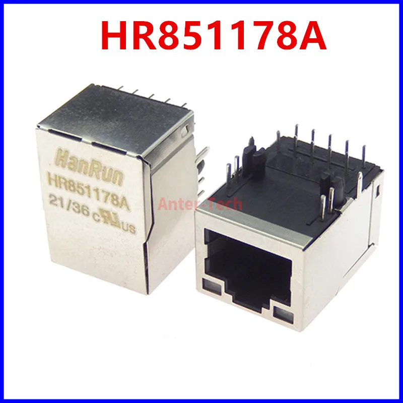 H.R. 851178 Un conector de red RJ45 de filtro 851178 Un transformador