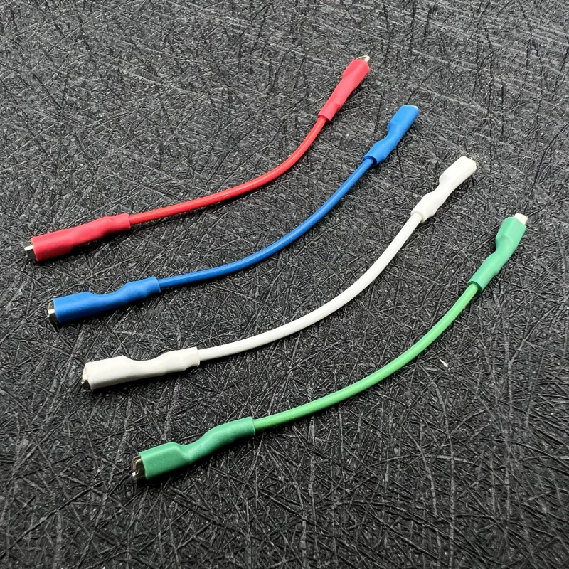 Cartucho para tocadiscos, lápiz óptico Universal, cables de plata pura para Shure Ortofon LP, accesorios para cabezal de fonógrafo, 4 Uds. - imagen 2