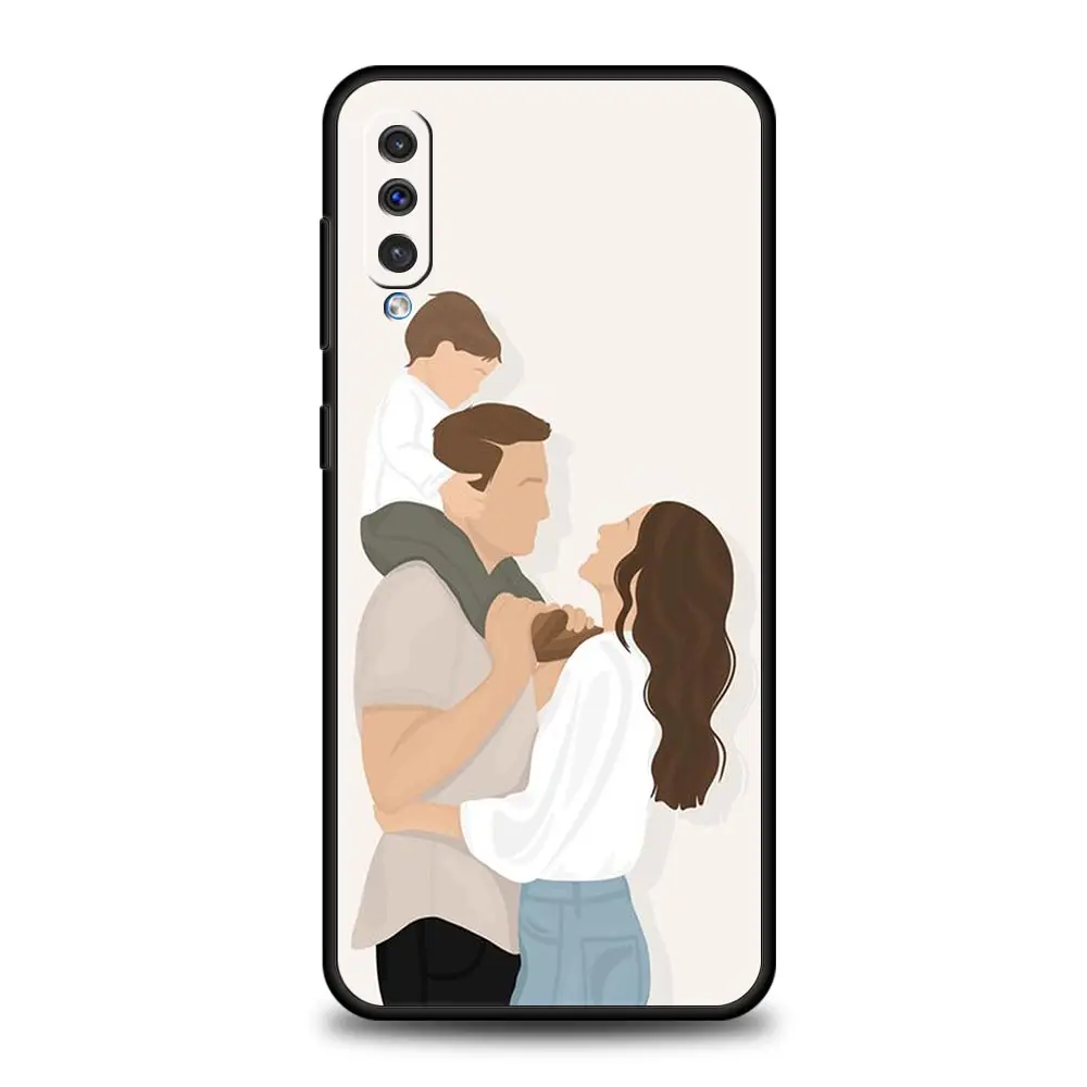 Funda de teléfono para niña, mamá, familia, Samsung A54, A52, A24, A14, A50, A72, A70, A30, A40, A20S, A20E, A02S, A12, A22, A34, A42, A32, 5G, A04s - imagen 5