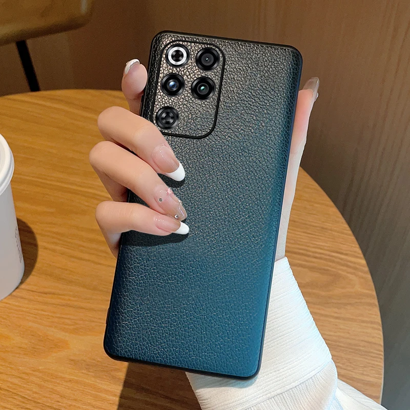 Funda para Red Magic 11 Pro Plus, patrón de lichi con textura de piel, protección completa de lentes, cubierta anticaída de cuero PU para Red Magic11 Pro + - imagen 3