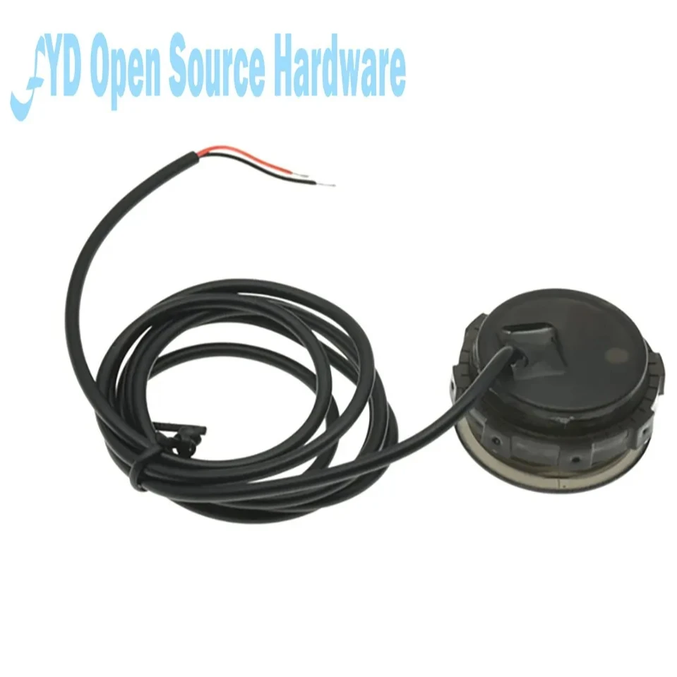 Voltímetro redondo resistente al agua, pantalla Digital LED DC DC4-100V vehículo eléctrico Universal de dos cables, cabezal de pantalla Digital - imagen 4