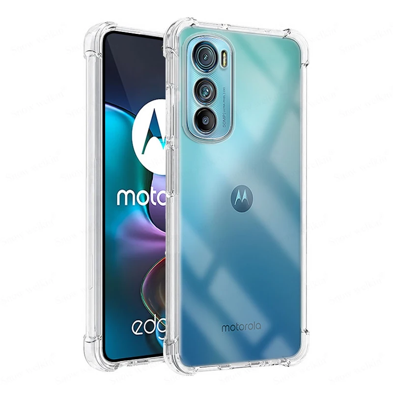 Funda de protección completa con amortiguador de Airbags para Motorola Moto Edge 30 Pro Lite Neo Ultra Fusion 5G, funda trasera suave de TPU a prueba de golpes - imagen 3