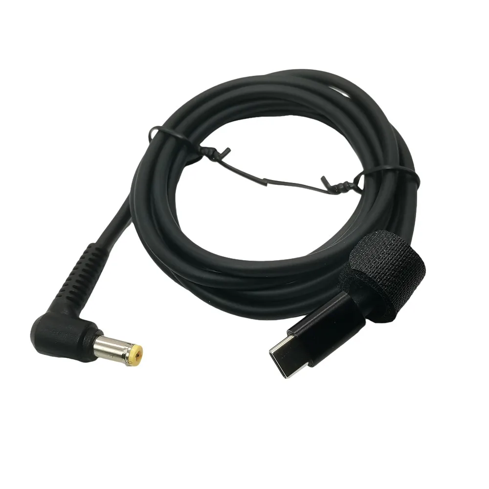 Cable adaptador de gatillo de señuelo PD3.0 a DC 5,5x2,1 5,5x2,5, Cable TYPE-C PD, línea de señuelo QC4, cargador de 15V y 20V para Notebook - imagen 2