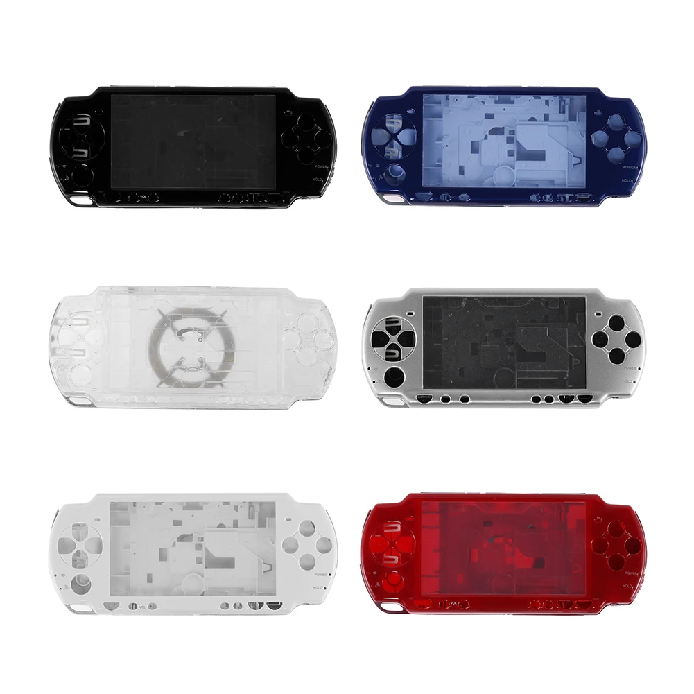 Carcasa protectora de repuesto para consola de juegos PSP2000 PSP 2000, accesorios con Kit de botones