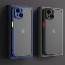 Funda iPhone 13 Parachoques Transparente Antigolpes Mate PC
