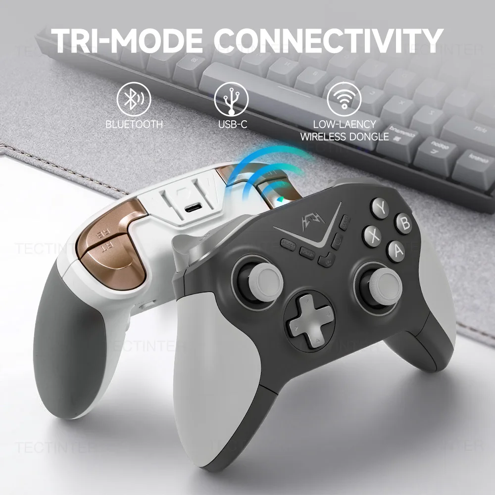 Mando inalámbrico Bluetooth para Nintendo Switch 2/PS4/PS3, controlador para controles de PC con Joystick de efecto Hall para Andriod/IOS - imagen 3