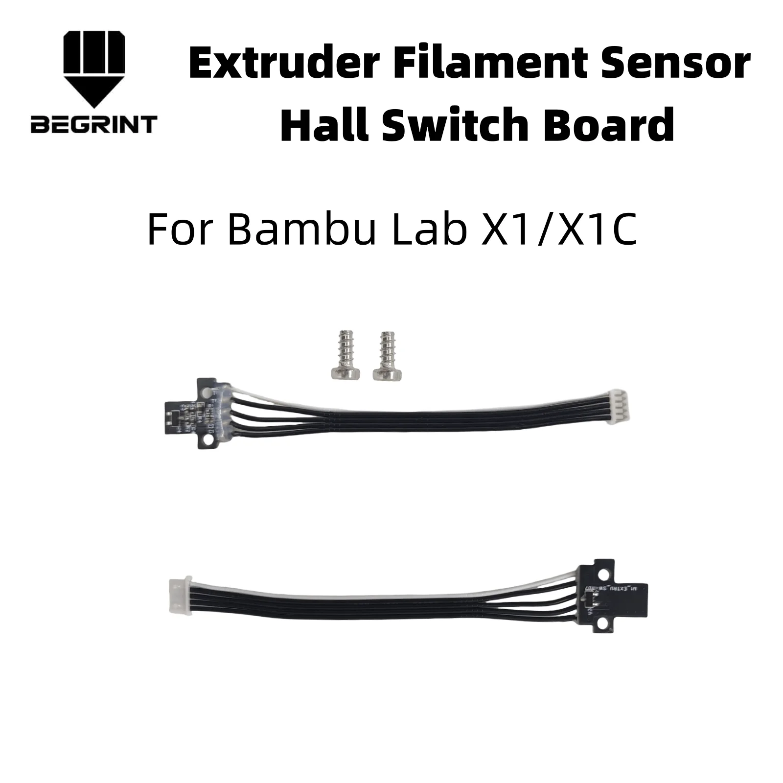 Piezas de repuesto para Sensor de filamento extrusora Bambu lab X1 X1C, piezas de impresora 3D, tablero de interruptor Hall para impresora serie Bambu X1