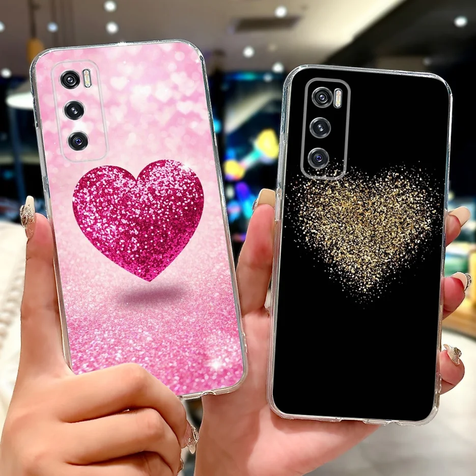 Para Vivo V20 SE funda V2022 V2023 nueva moda cubierta pintada funda de teléfono de silicona transparente para Vivo V2022 V2023 V20 SE V20SE bolsas suaves - imagen 4