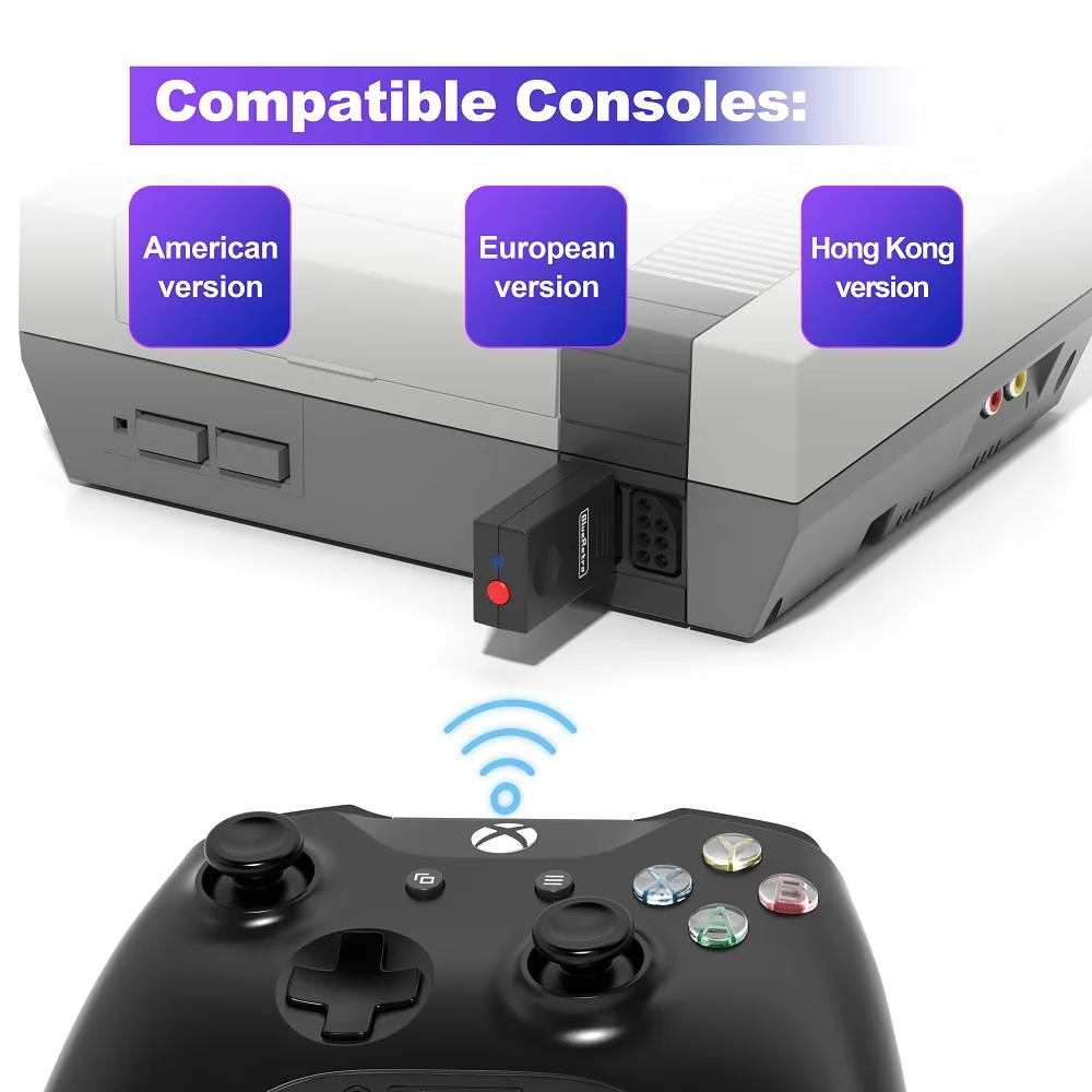 Adaptador de controlador inalámbrico RetroScaler Blueretro para consola de juegos NES a PS3 PS4 8Bitdo Ipega9076 Switch Joycon Controladores - imagen 3