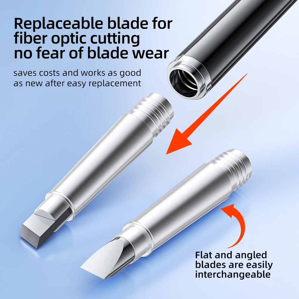 Pluma cortadora de fibra óptica al por mayor, herramienta de corte de fibra óptica FTTH, corte Diagonal, corte plano, herramienta de corte de pluma, fácil de llevar - imagen 5
