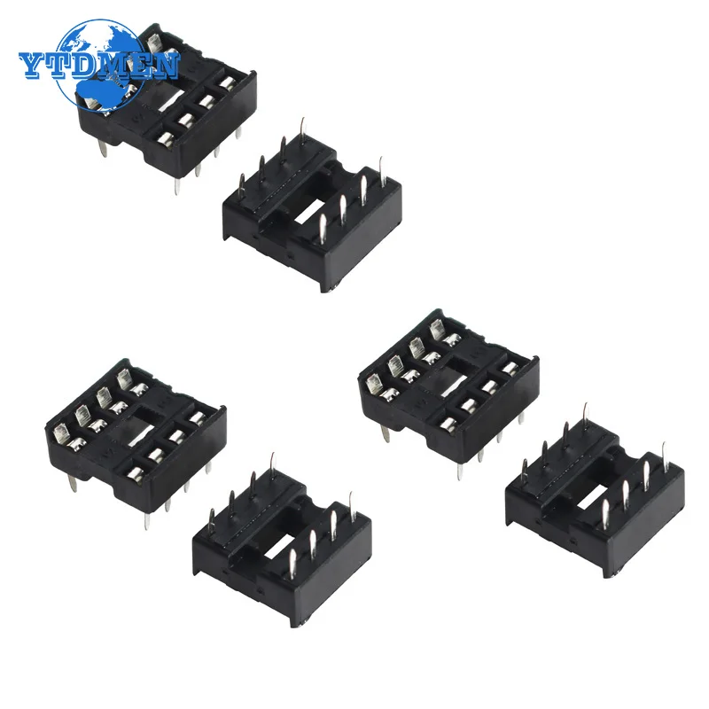 10/20 piezas adaptador de enchufe IC soldadura enchufes DIY 8pin IC asiento DIP Kit - imagen 5