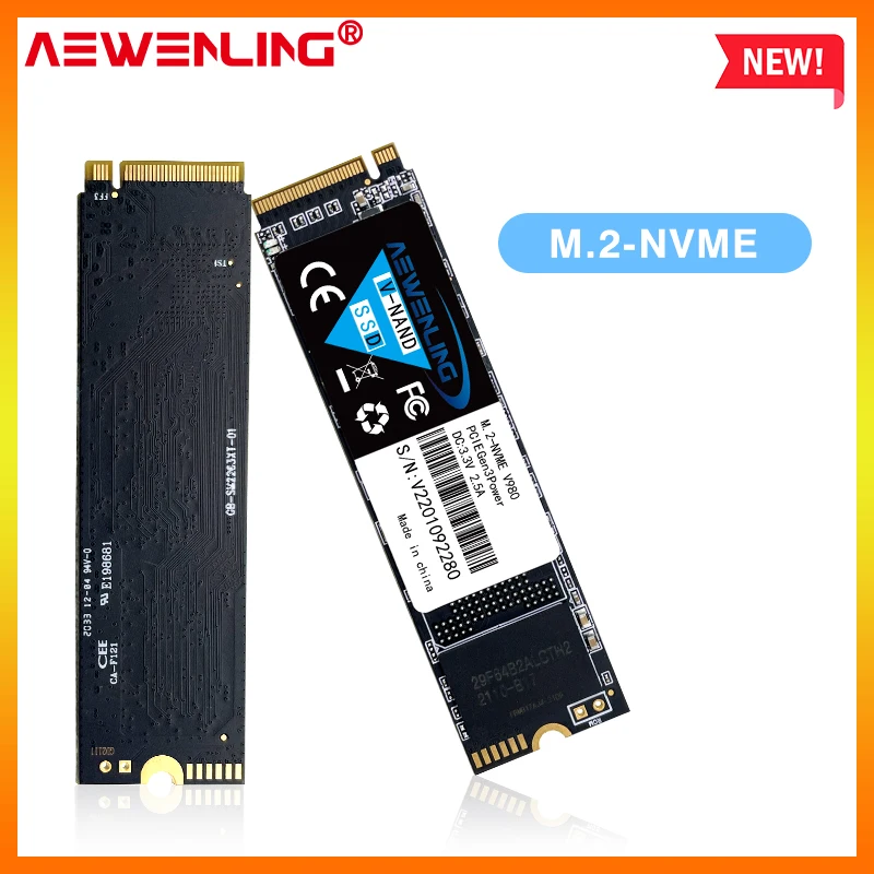 AEWENLING-disco duro interno para ordenador portátil o de escritorio, unidad de estado sólido M.2 SSD M2 256gb PCIe NVME 128GB 512GB 1TB, HDD, MSI Asro64
