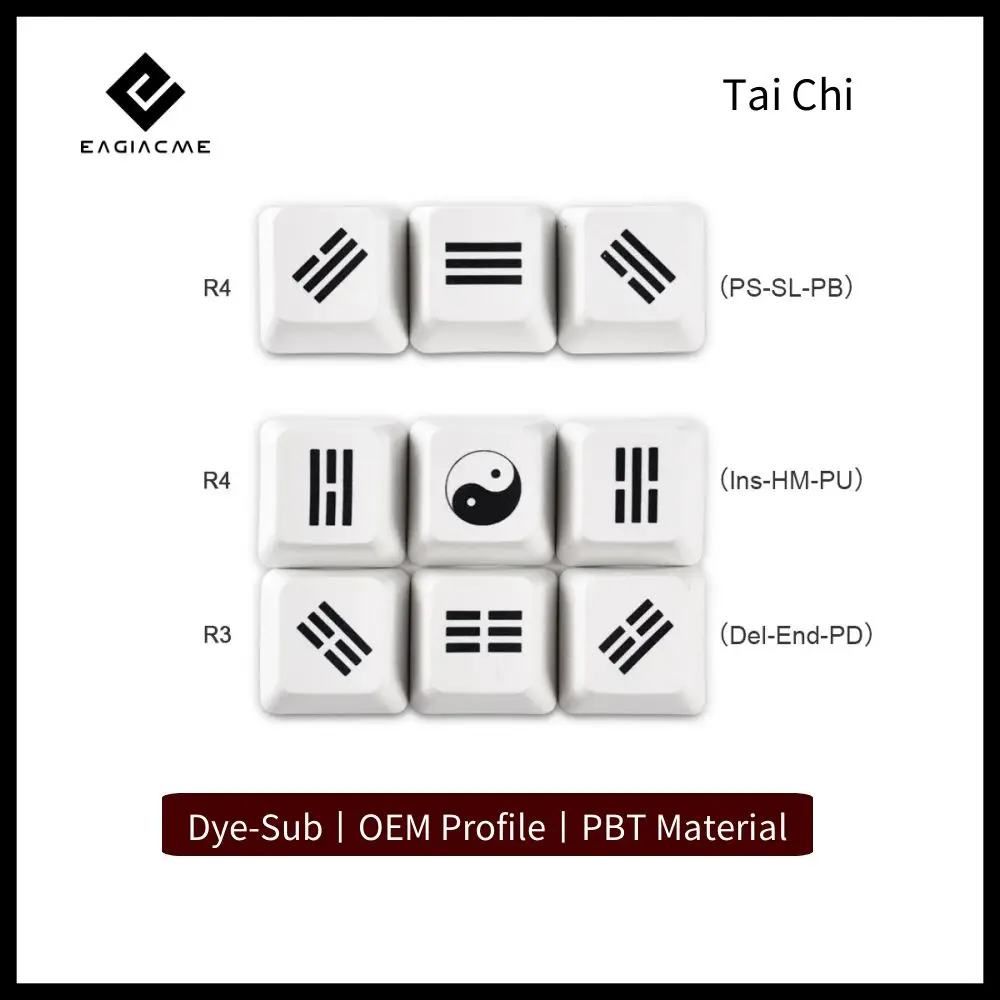 Teclas DYE-SUB PBT personalizadas para Gamer, 9 unidades, perfil OEM, Teclado mecánico para Gateron Cherry MX Switch - imagen 3