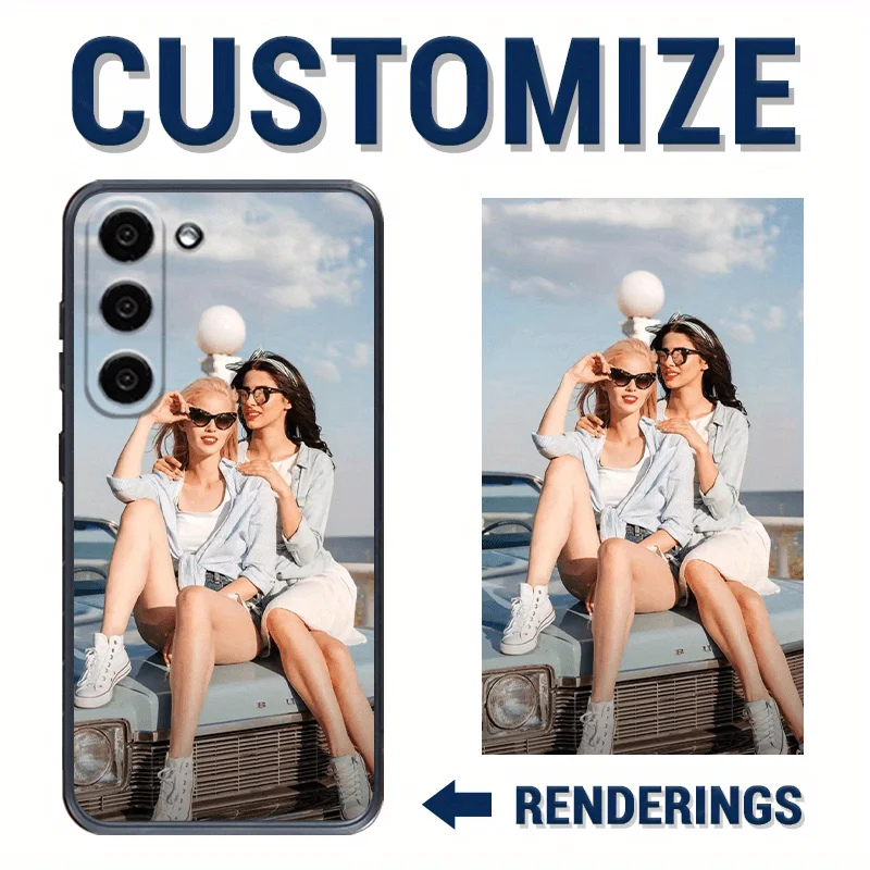 Funda personalizada con foto DIY para Samsung Galaxy A55 A54 A53 A52 A35 34 S25 S24 S23 S22 S21 S20 Ultra Plus FE TPU funda suave