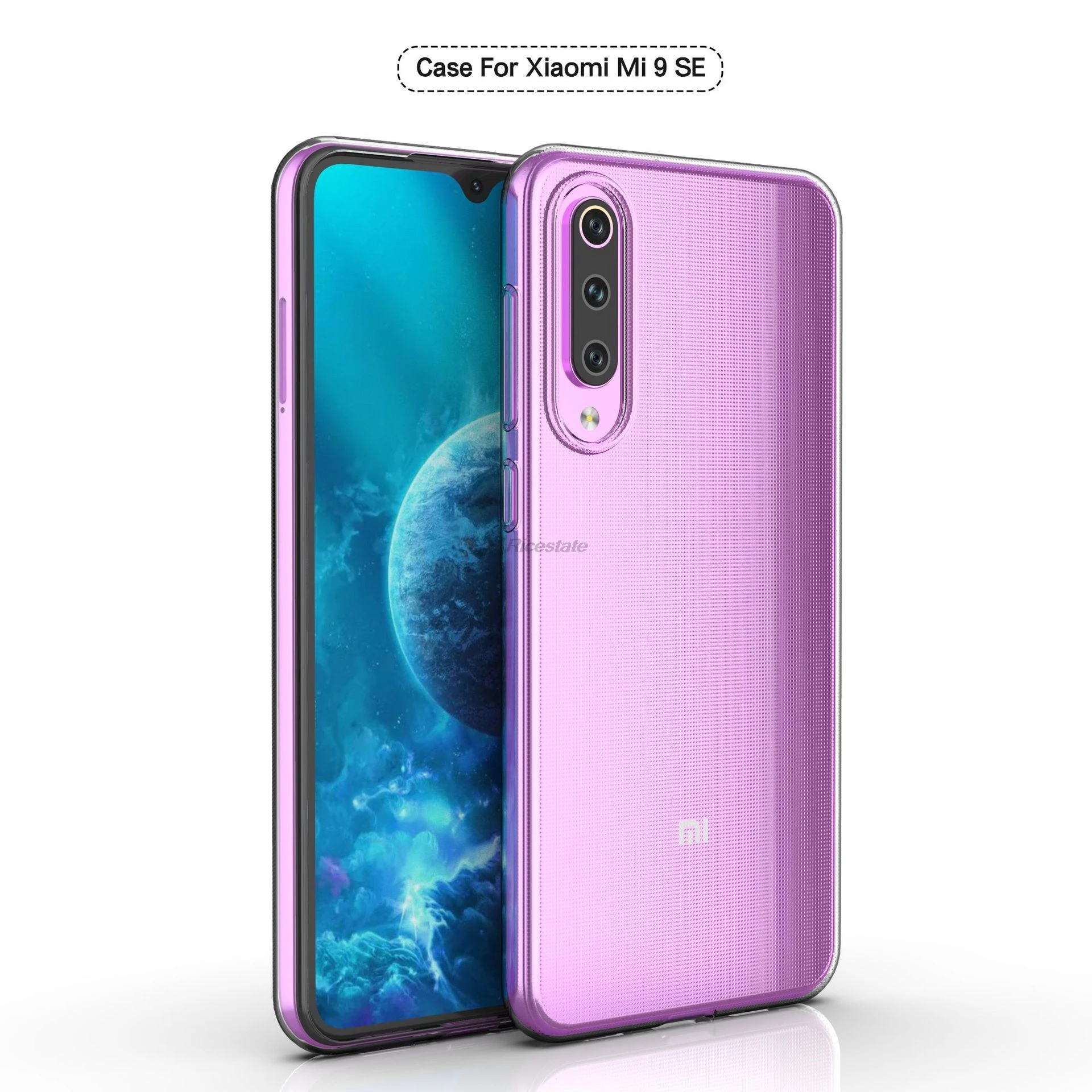 Funda transparente para Xiaomi Mi 9 SE, carcasa protectora de TPU a prueba de golpes - imagen 3