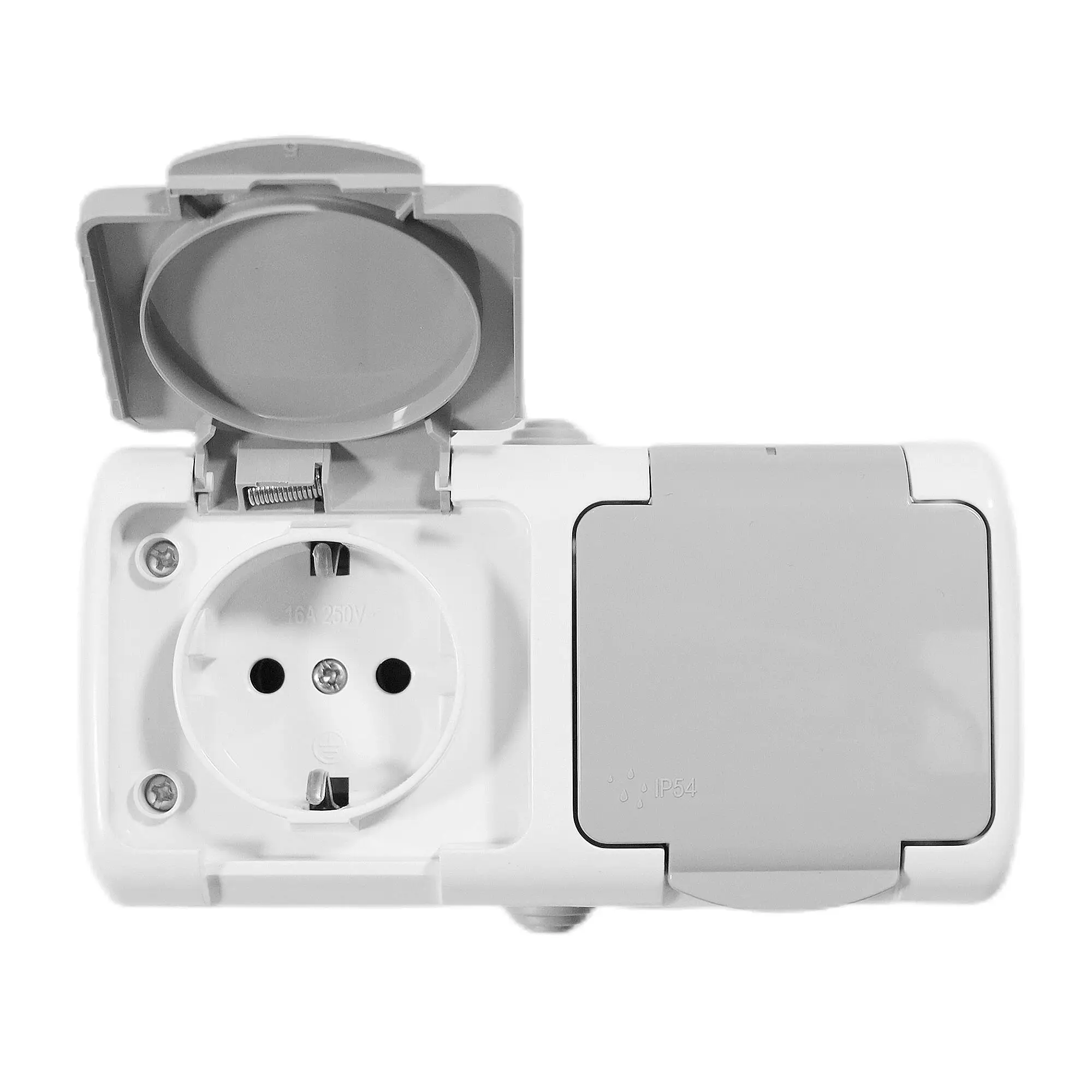 Toma de corriente Schuko IP54 2P+E - Superficie 2G - imagen 4