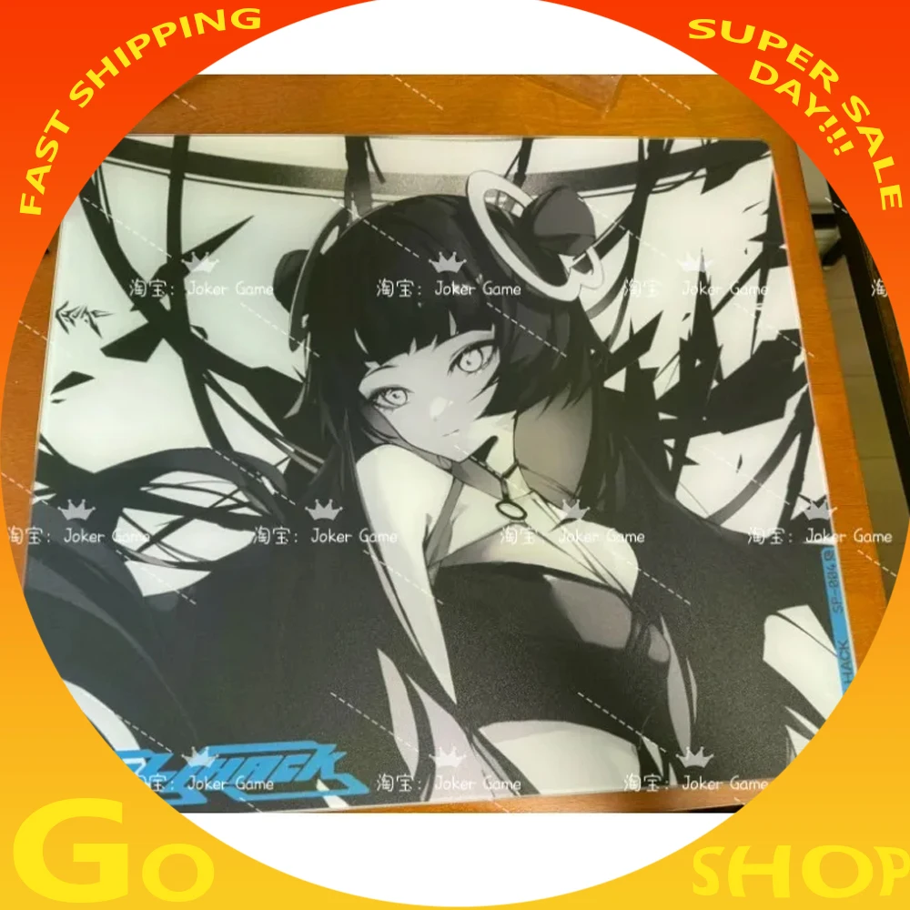 WALLHACK Frenzy SORA Faith Yume alfombrilla de ratón de cristal FPS Gaming copia de vidrio templado edición alfombrilla de ratón suave regalos duraderos - imagen 2