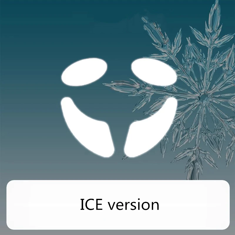 1 Juego de patines de ratón ultrafraglide para Vancer Akitsu, Control de frenos, pies silenciador de velocidad, versión ICE, deslizadores de ratones, pies de PTFE - imagen 3