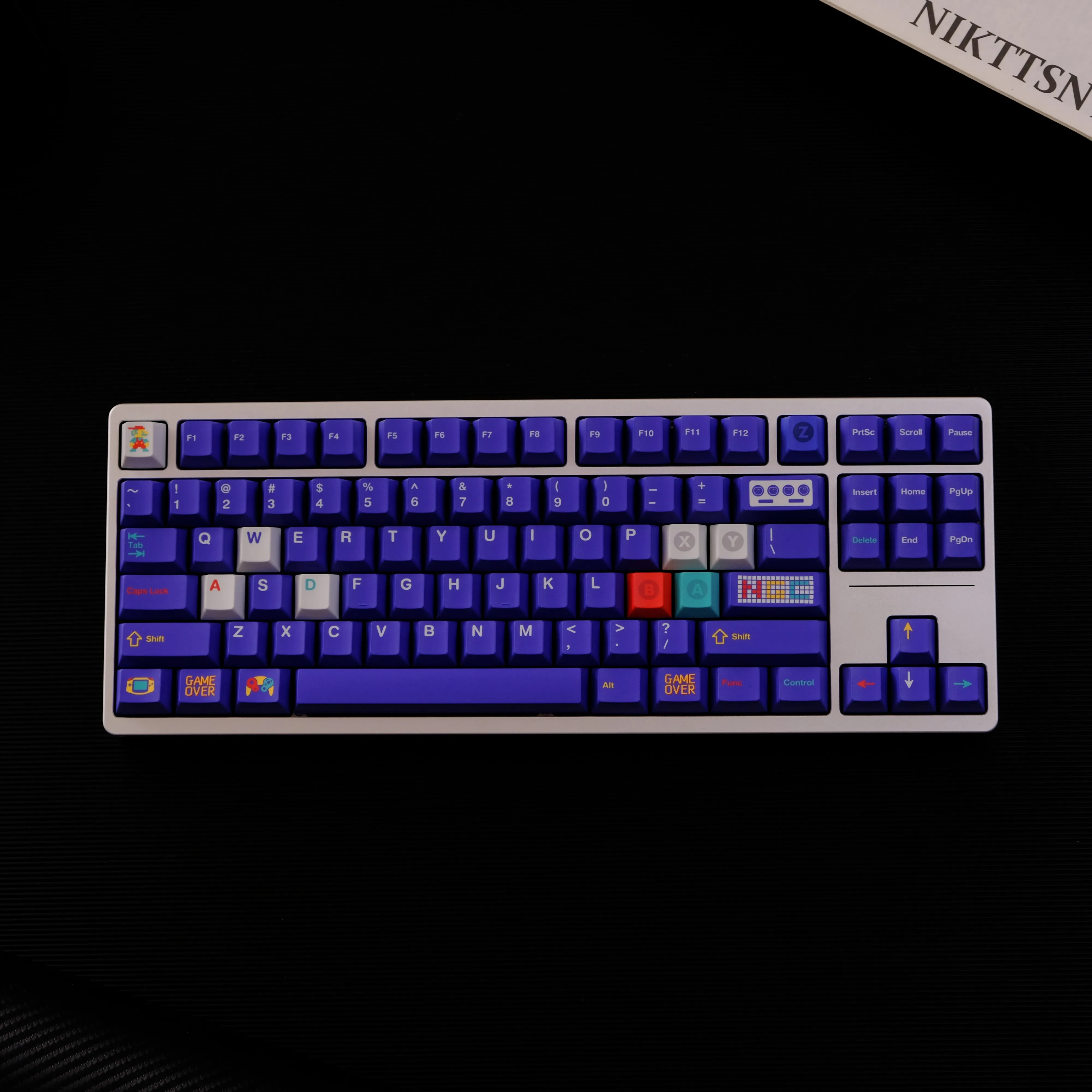 Aifei-teclas NGC Purple Game PBT, sublimación de tinte, altura de cereza para teclado mecánico AULA F75 Mad 60 Ajazz Anne Pro 2 GK61