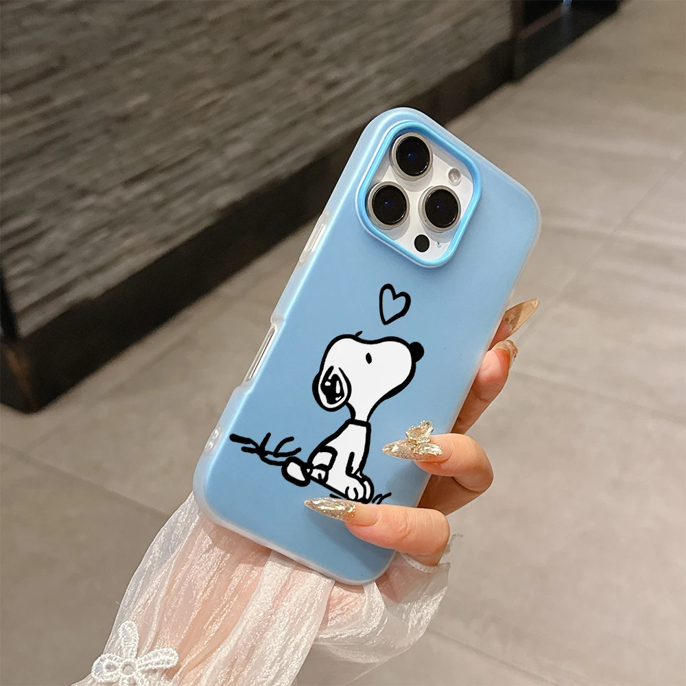 Funda de teléfono bonita Snoopy Love Candy Y2K para Realme 14 12 11 Note 70 C75 C71 C55 C53 C63 C21Y C20 C11 C12 C15 cubierta mate suave Sh - imagen 5