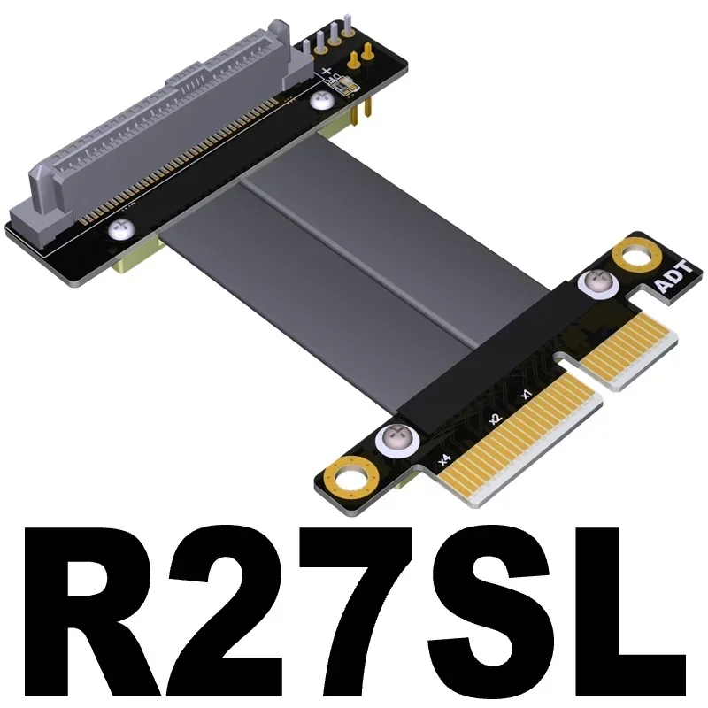 PCIE 3,0 X4 a U.2 interfaz U2 a PCI-E 3,0 X4 SFF-8639 Cable de datos de extensión de adaptador vertical para NVMe SFF 8639 puertos SSD de 2,5 pulgadas - imagen 5