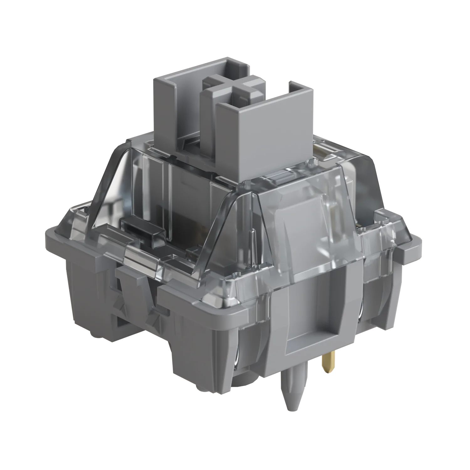 Akko V3 pro Silver Switches 5-poliger 40-gf-Linearschalter mit staubdichtem Schaft, kompatibel mit mechanischer MX-Tastatur (45 Stück) - imagen 2