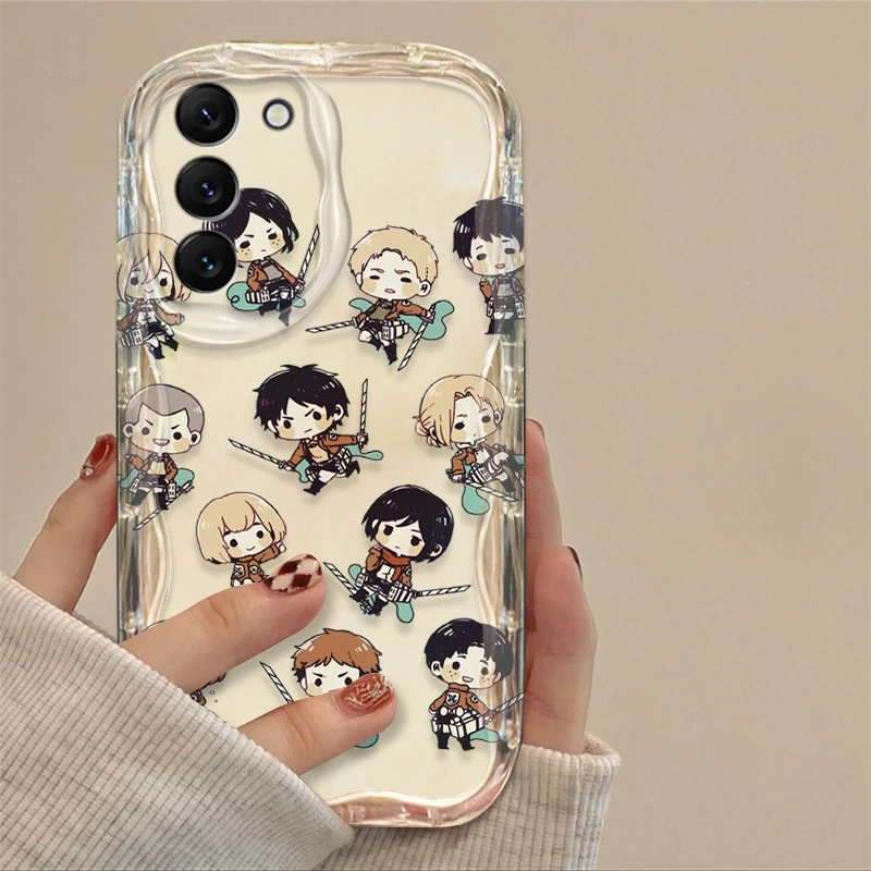 Funda de teléfono de ataque a los Titanes para S21, S23, S24, Ultra Plus FE, A55, A35, A25, A05S, A54, A53, A52, A33, A32 - imagen 5