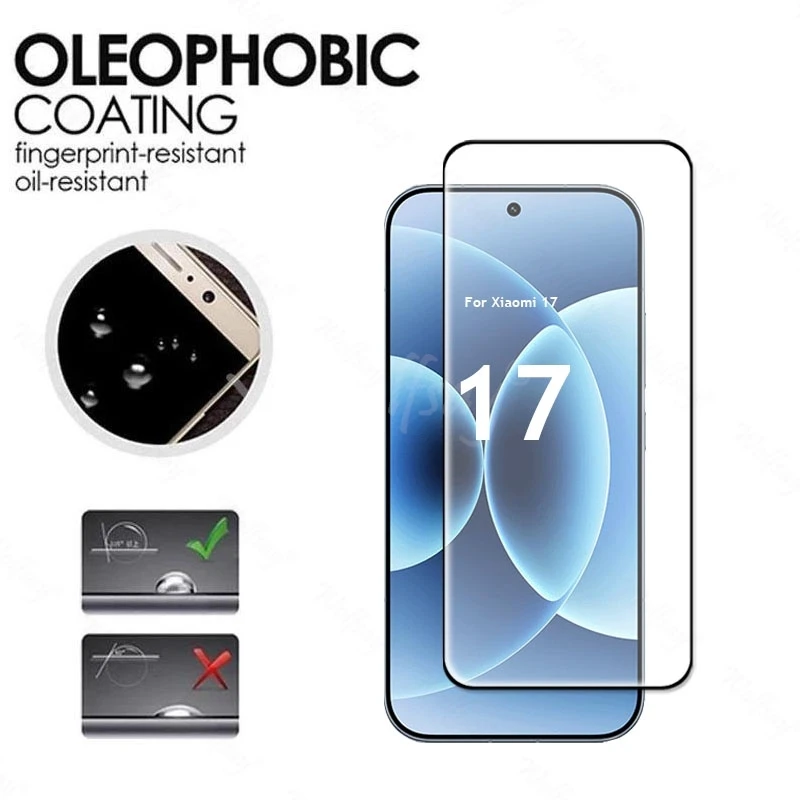 6 en 1 para Xiaomi 17 vidrio templado Xiaomi 17 Protector de pantalla película Xiaomi 17 Pro Max lente de vidrio Protector de cámara - imagen 2