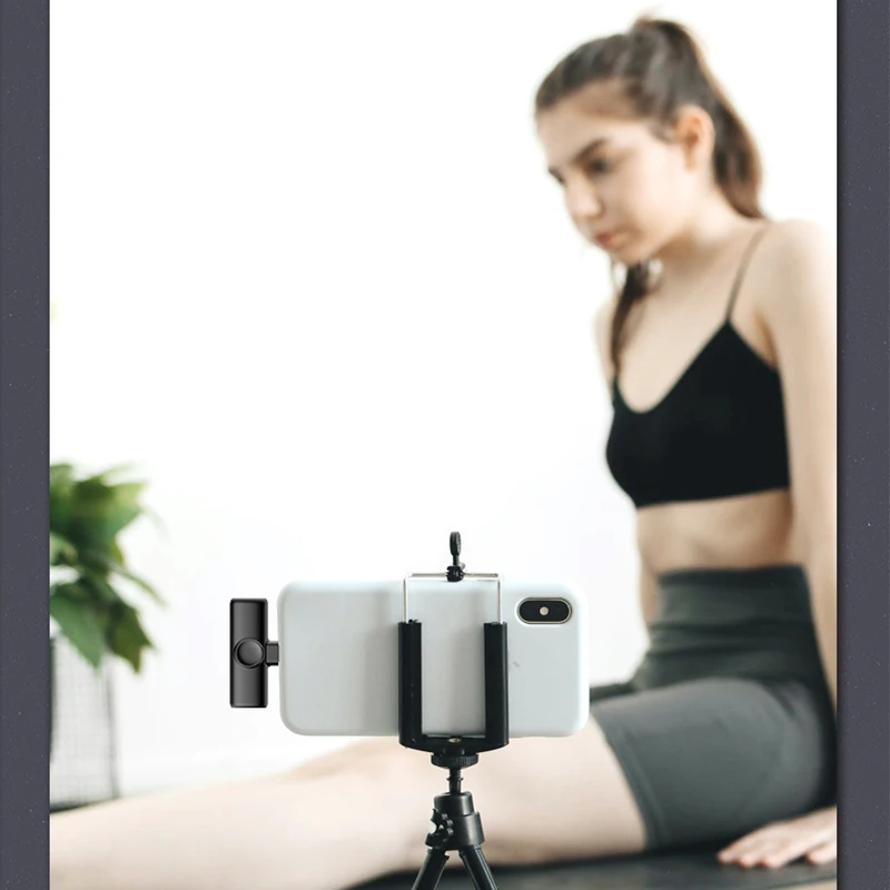 Micrófono Lavalier inalámbrico profesional para iPhone, iPad, portátil, Android, videojuegos en vivo, grabación, entrevista, micrófono de negocios - imagen 2