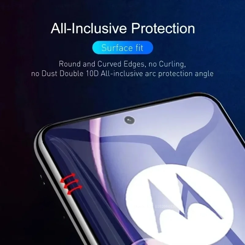 4Pcs Hydrogel Film for Motorola Moto G86 Screen Protector for Motorola Moto G86 Power Screen Protectors Anti-Scratch Not Glass - imagen 4