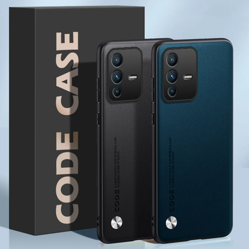Funda de cuero PU de lujo para Vivo V23 Pro V23E, cubierta trasera, protección de silicona mate, funda de teléfono para Vivo S12 Pro V23 E 5G - imagen 4