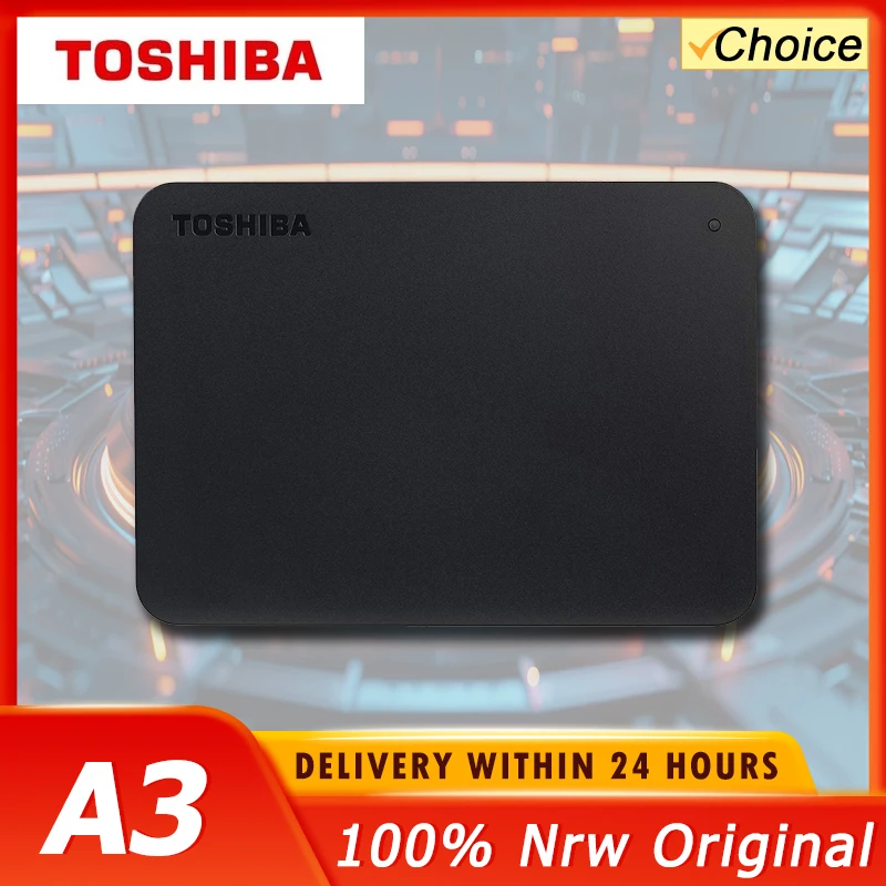 Toshiba A3 HDTB420XK3AA Canvio Basics 500GB 1TB Disco duro externo portátil USB 3.0, negro