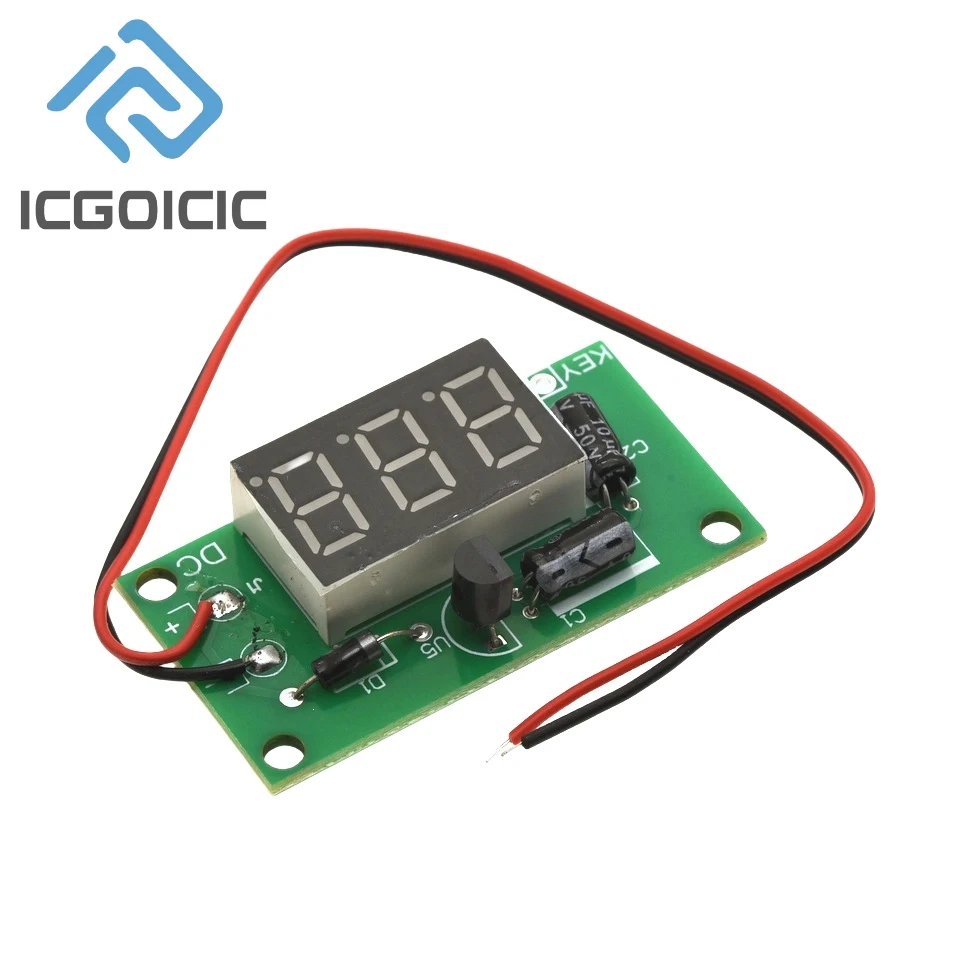 Módulo contador digital de 3 bits de 0,36" - Acumulador de gatillo de encendido con pantalla LED para aplicaciones de conteo industriales y de bricolaje