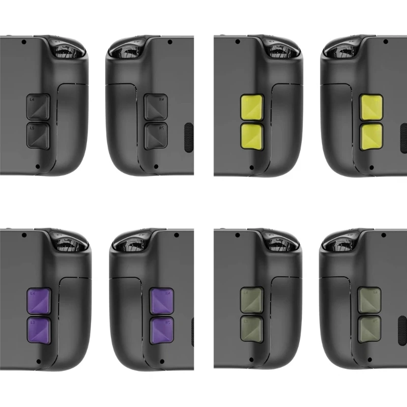 Juego de mejora de botones traseros para cubierta de vapor, almohadillas antideslizantes, agarre de mango para consola de cubierta de vapor, accesorio de botón trasero - imagen 3