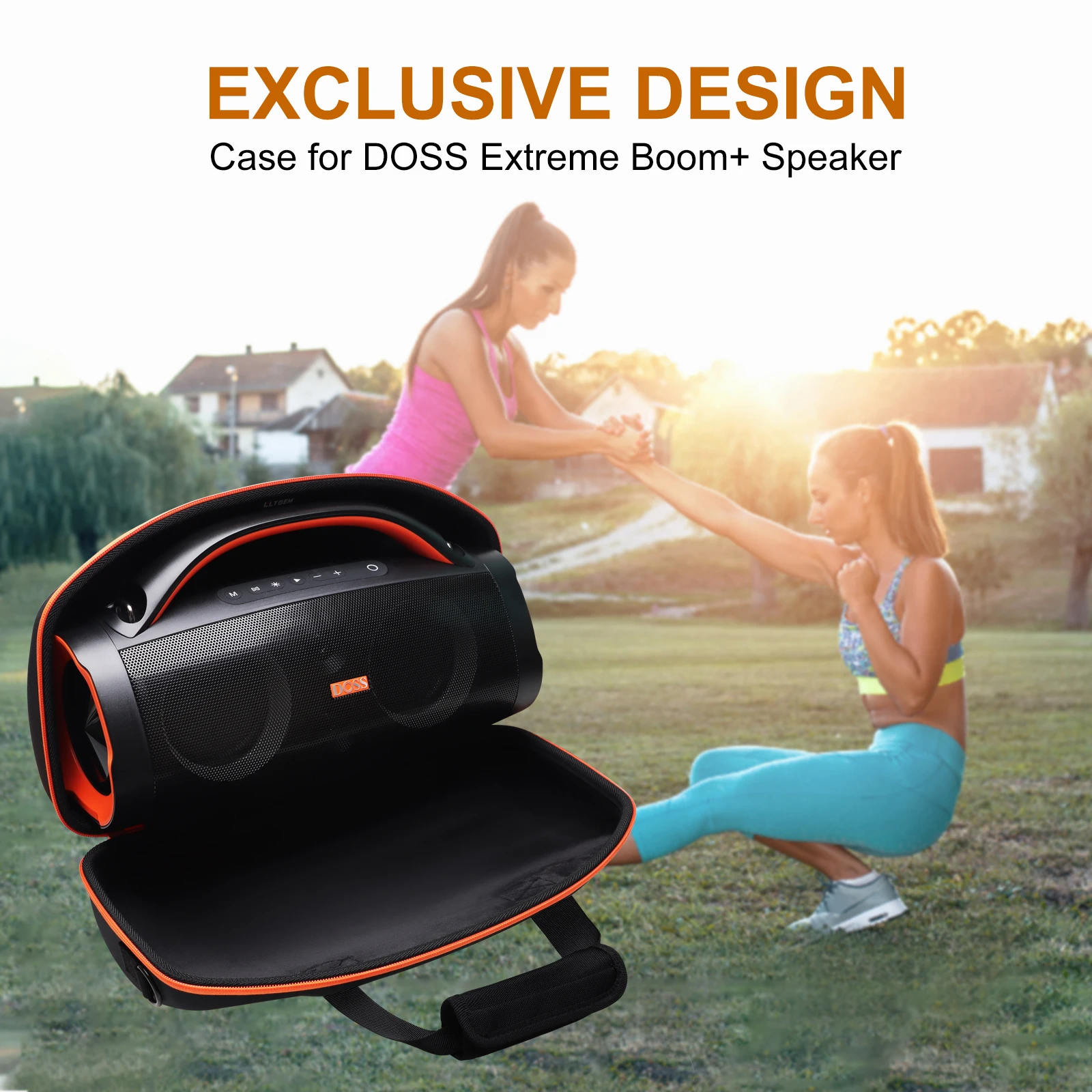 Funda de Altavoz Bluetooth para DOSS Extreme Boom + bolsa de transporte de almacenamiento de Altavoz Bluetooth accesorios para Altavoz Bluetooth - imagen 4