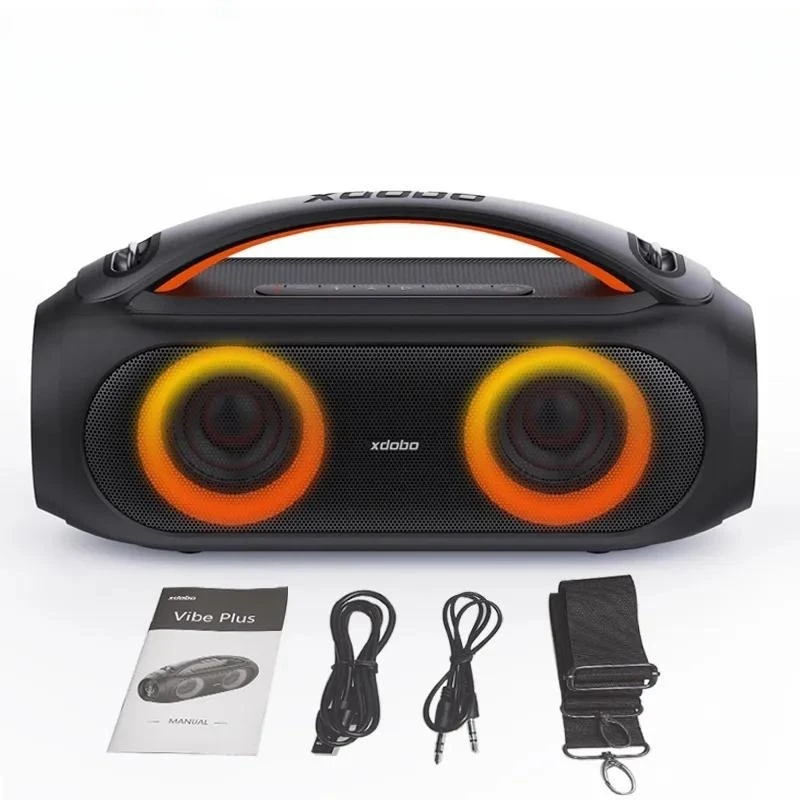XDobo Vibe Plus 80W Altavoz Bluetooth inalámbrico portátil de alta potencia subwoofer RGB sonido envolvente estéreo TWS altavoz de karaoke para fiesta - imagen 5