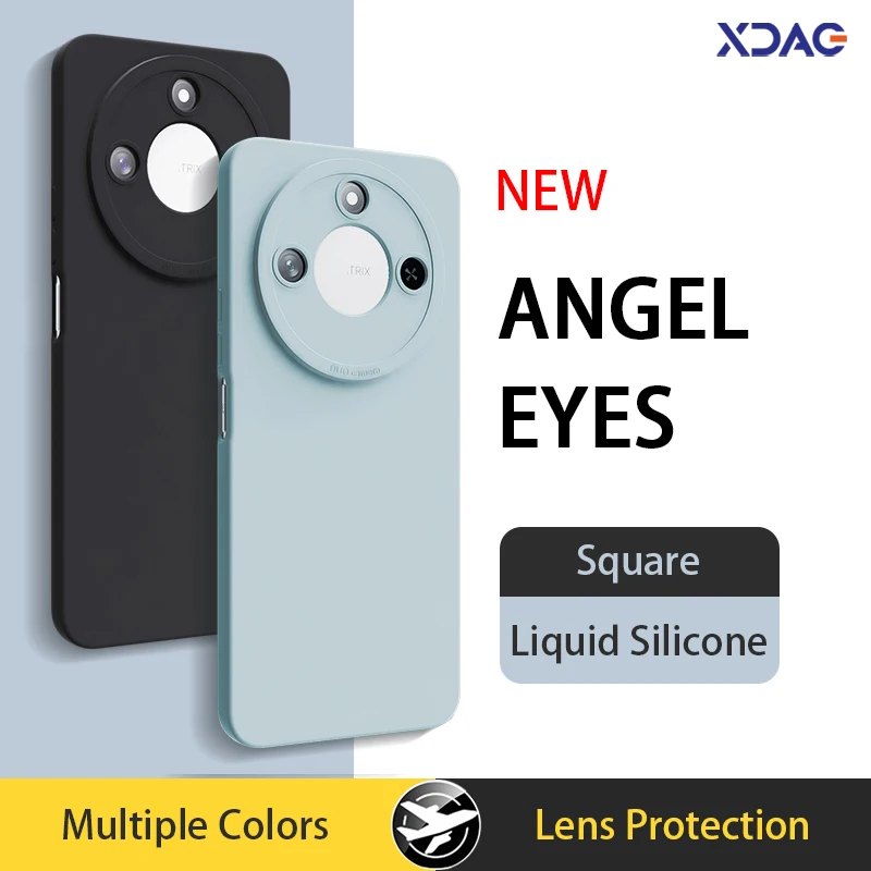 Angel Eyes-funda de teléfono suave de lujo para Honor X9c Smart X60 Pro GT 5G, funda trasera Original de silicona mate con diseño de borde recto - imagen 2