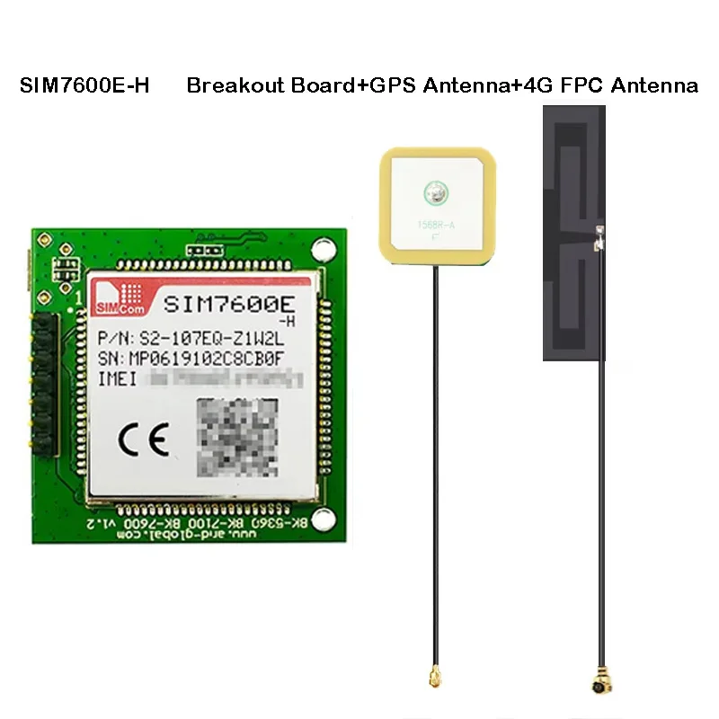 Placa de ruptura del módulo SIMCOM SIM7600E-H LTE Cat4, placa SIM7600ECore de bajo costo LTE-FDD B1 B3 B7 B8 B20 - imagen 3