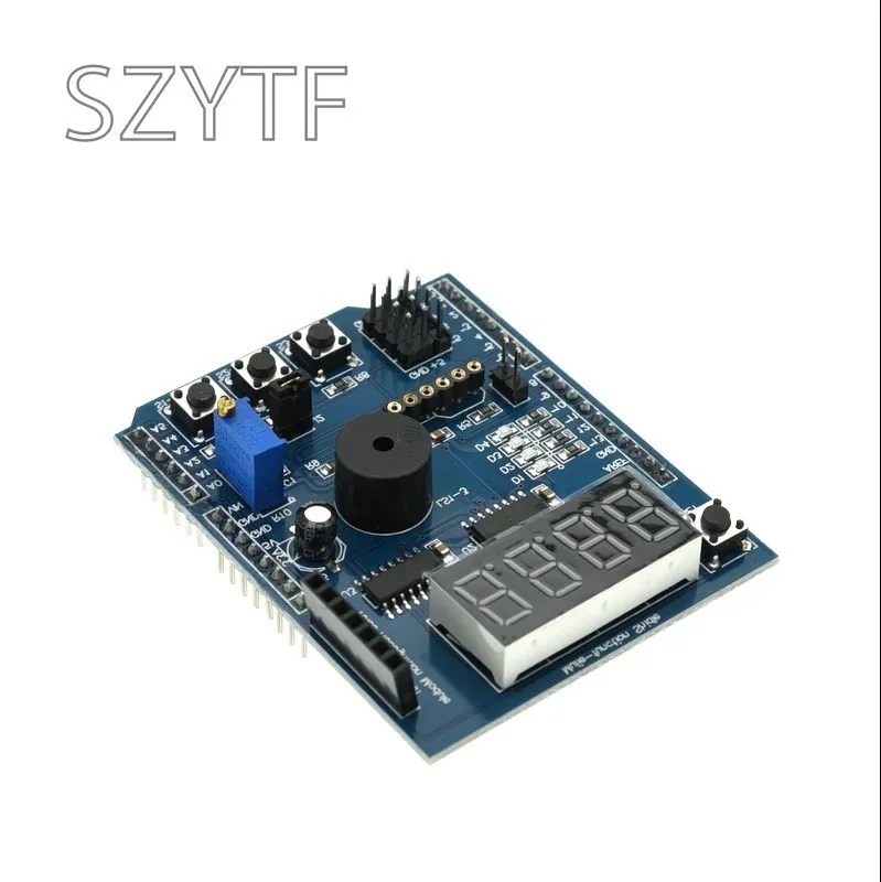 Escudo multifunción con zumbador LM35 4 dígitos Módulo de placa de expansión LED Digital para Arduino UNO R3 Lenardo Mega2560 Diy Kit - imagen 3