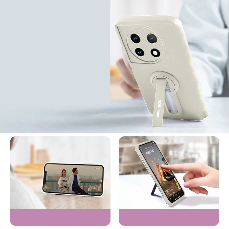 Funda de teléfono a prueba de golpes para Oneplus Ace 3 2 Pro Racing Ace3 5G One Plus AcePro AceRacing, funda dura fina con soporte - imagen 5