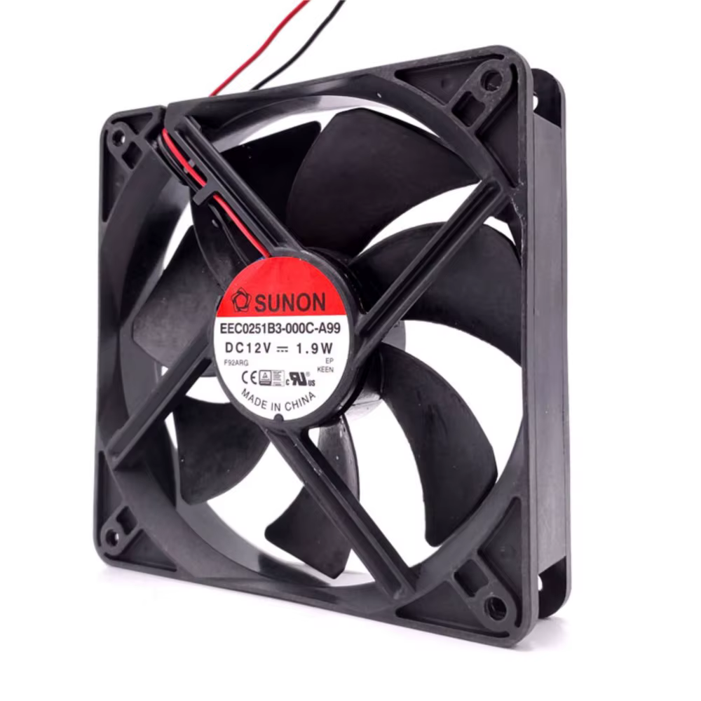 Sunon EEC0251B3-000C-A99 Ventilador 120mm silencioso para PC - imagen 3