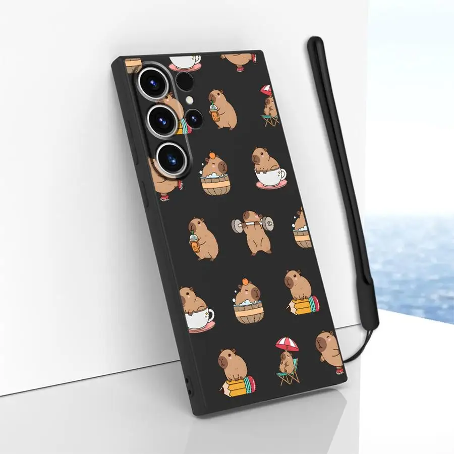 Funda de teléfono de pez globo de dibujos animados para Samsung Galaxy S23 S22 Ultra S21 Plus S25 Edge S24 FE Note 20 10 Ultra S20 funda suave - imagen 3