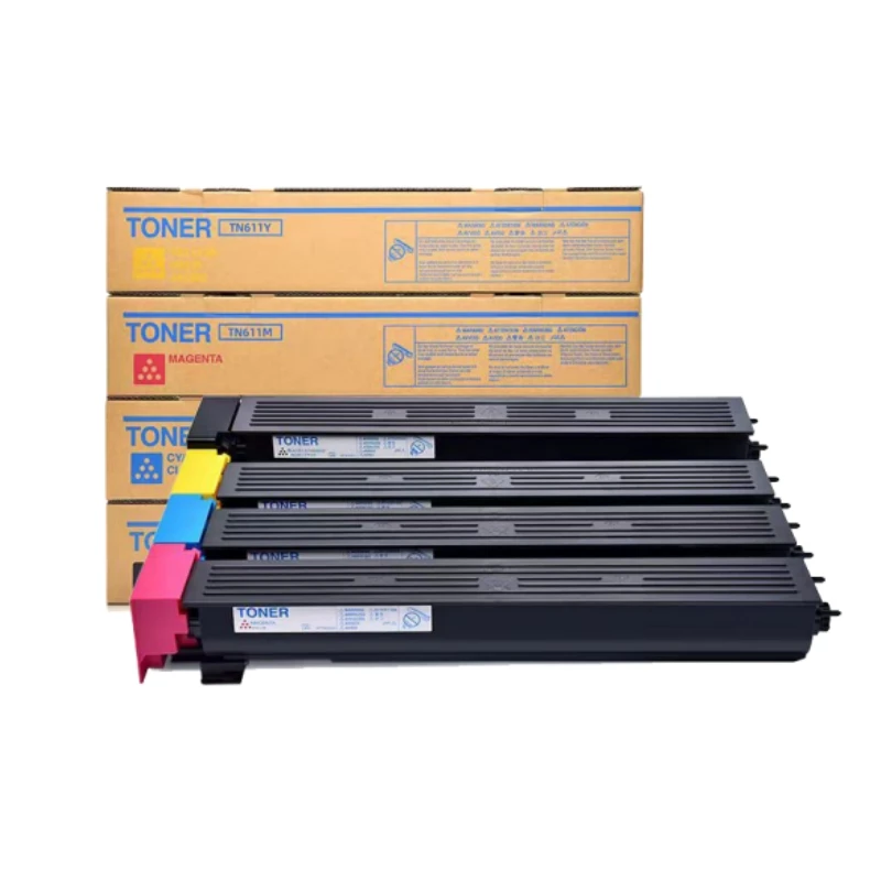 Cartucho de tóner de color Compatible con Derisa TN711 para Konica Minolta BIZHUB C654 C754 C654e C754e TN711 cartucho de tóner - imagen 2