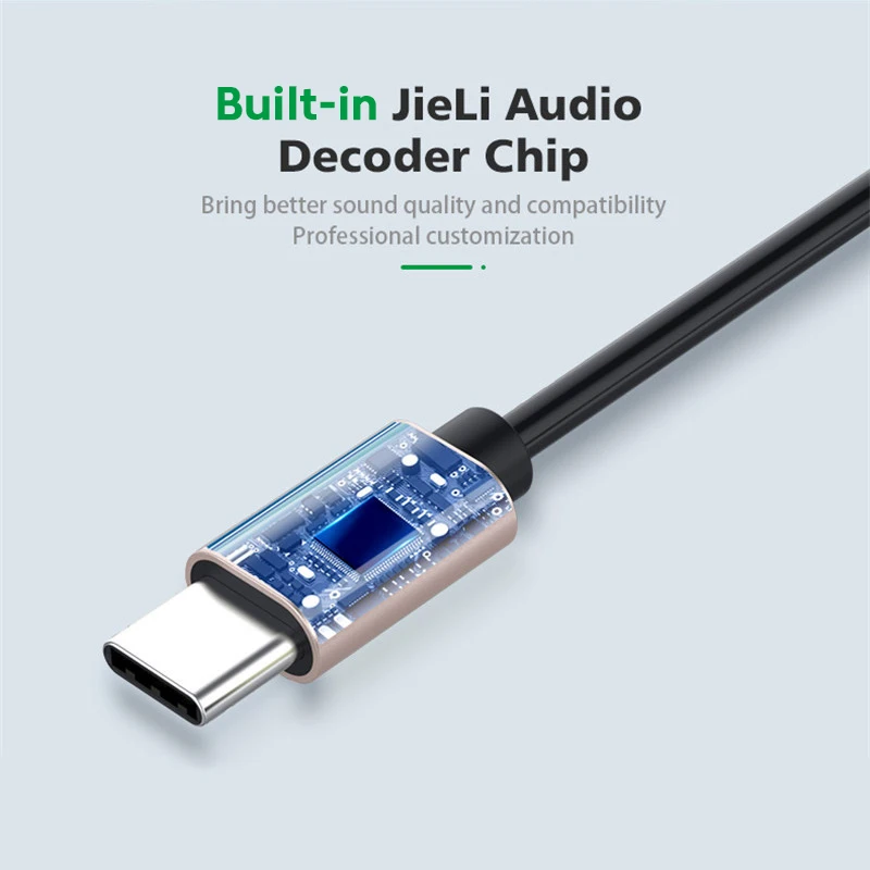 Cable de Audio tipo C/3,5 MM a 3,5 MM, adaptador de Cable auxiliar de resorte Flexible para coche para teléfono, tableta, conectar a altavoz y auriculares - imagen 3